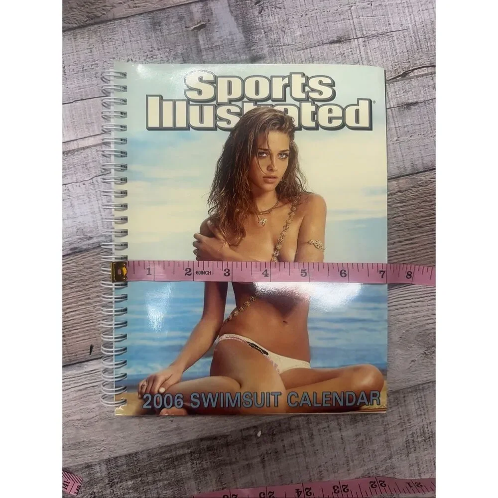 VTG Y2K 2006 Sports Illustrated Swimsuit Calendar Spiral Bound Model Calendar